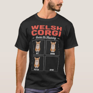 Camiseta Gales Corgi Guía De Entrenamiento