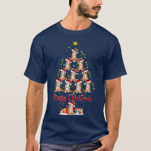 Camiseta Galés Corgi Perro Árbol de Navidad enciende divert
