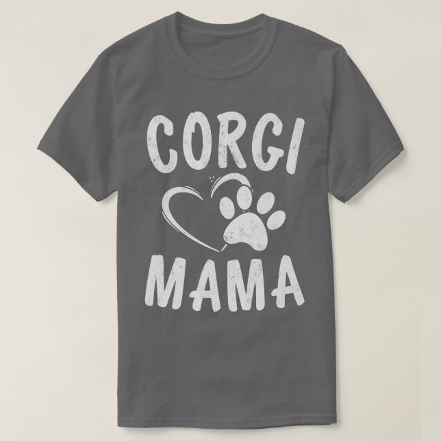 Camiseta Gales divertidos Corgi Mama Gift Pet Lover Apparg  (Diseño del anverso)