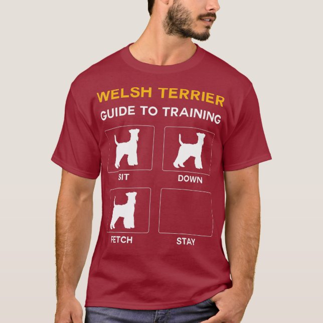 Camiseta Gales Terrier Guía Para Entrenar Obediencia De Per (Anverso)