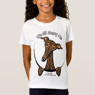 Camiseta Galgo Brindle oscuro IAAM