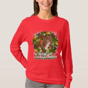 Camiseta Galgo de las Felices Navidad