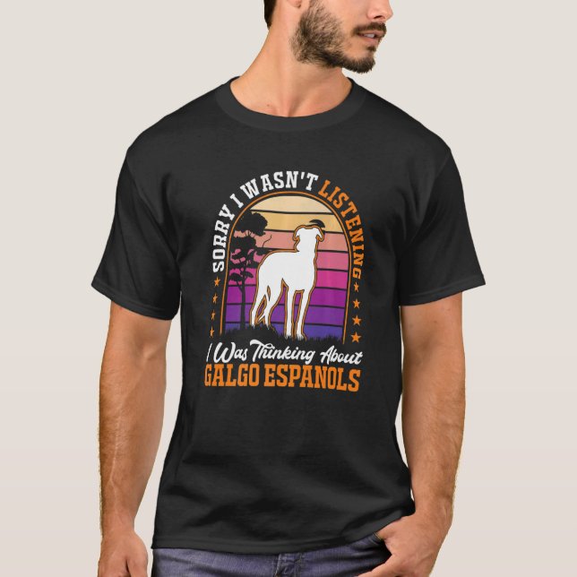 Camiseta Galgo Espanol Spanish Greyhound Galgo Premium (Anverso)