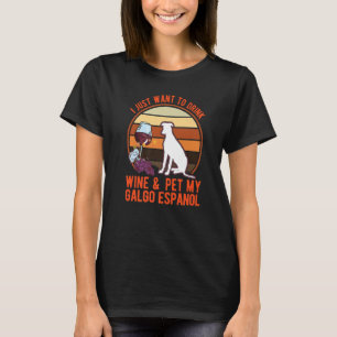 Camiseta Galgo Espanol Y Galgo Español Galgo