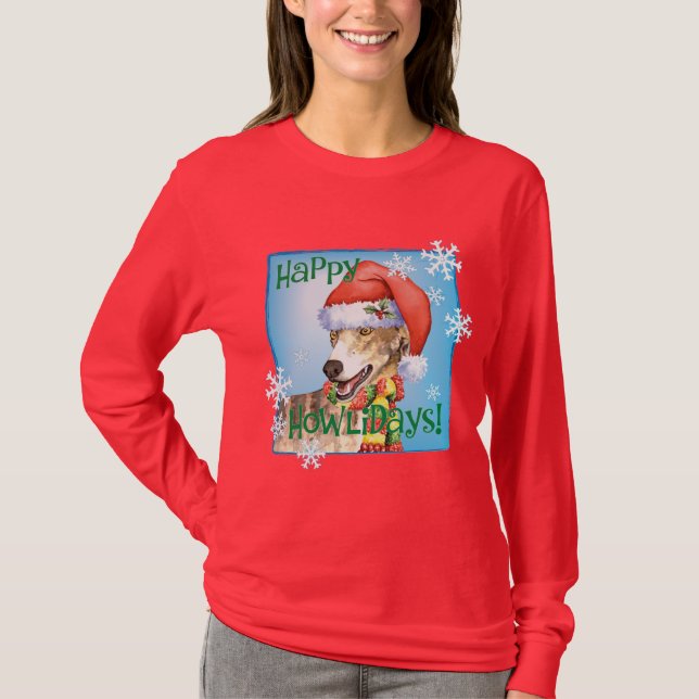 Camiseta Galgo feliz de Howliday (Anverso)
