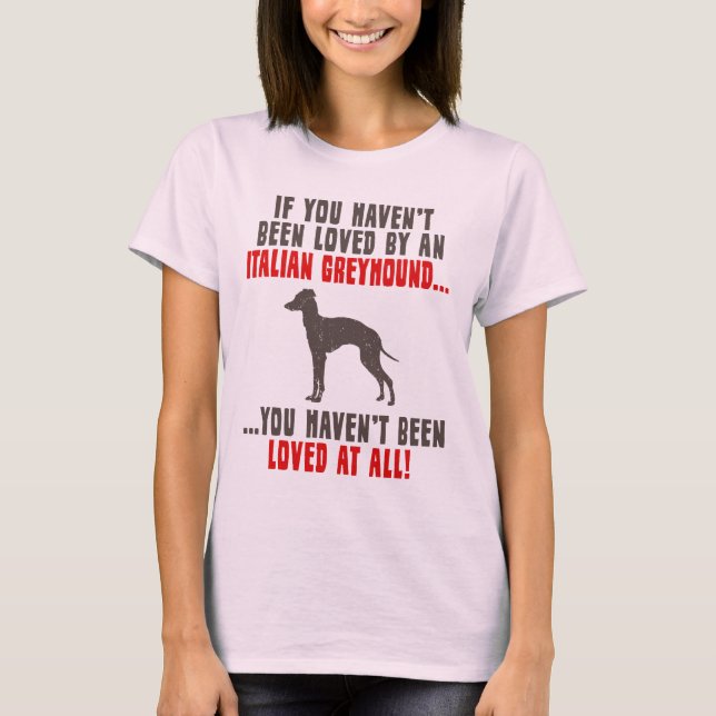 Camiseta Galgo italiano (Anverso)