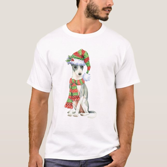 Camiseta Galgo italiano feliz de Howlidays (Anverso)