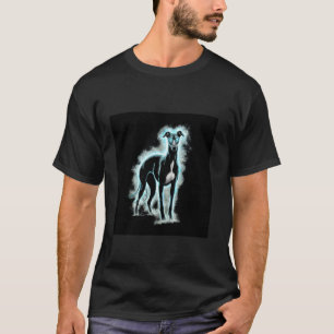 Camiseta Galgo majestuoso con acuarelas