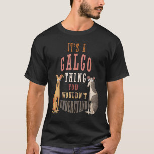 Camiseta Galgo Present For All Dog Diseño Elegante