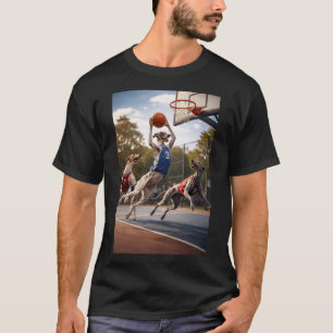 Camiseta Galgos jugando baloncesto