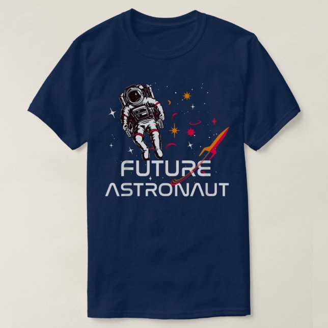 Camiseta Gálibo futuro del espacio ultraterrestre astronaut (Diseño del anverso)
