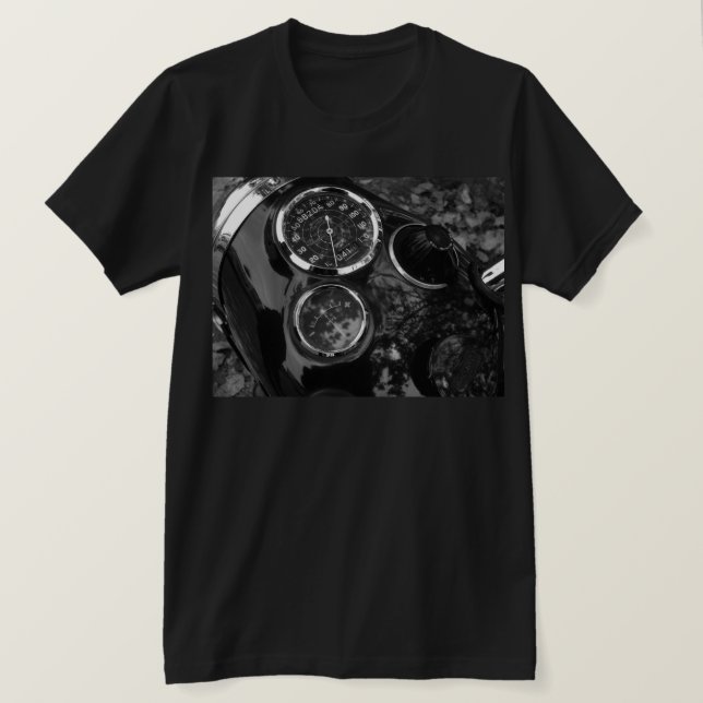 Camiseta Gálibos clásicos de motocicleta (Anverso del diseño)