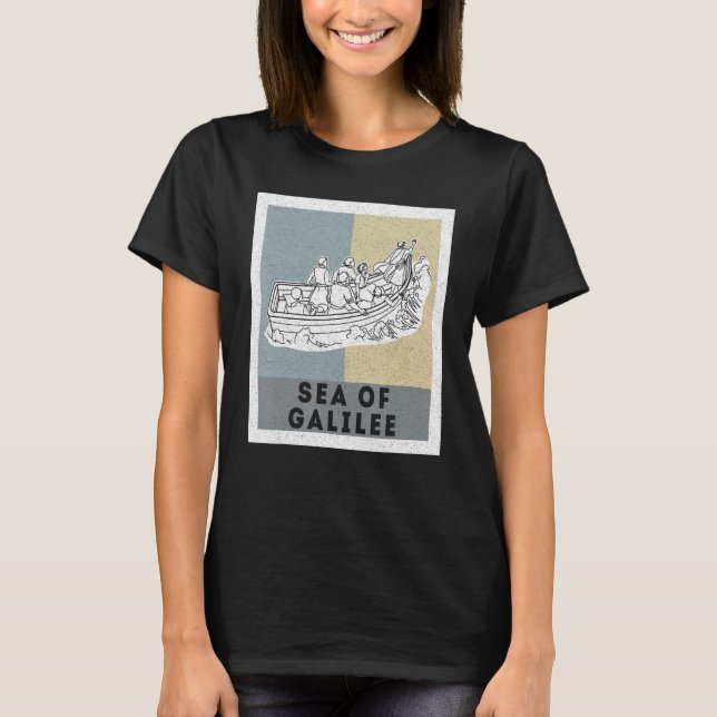 Camiseta Galilee seas storms religious Christians Christian (Anverso)