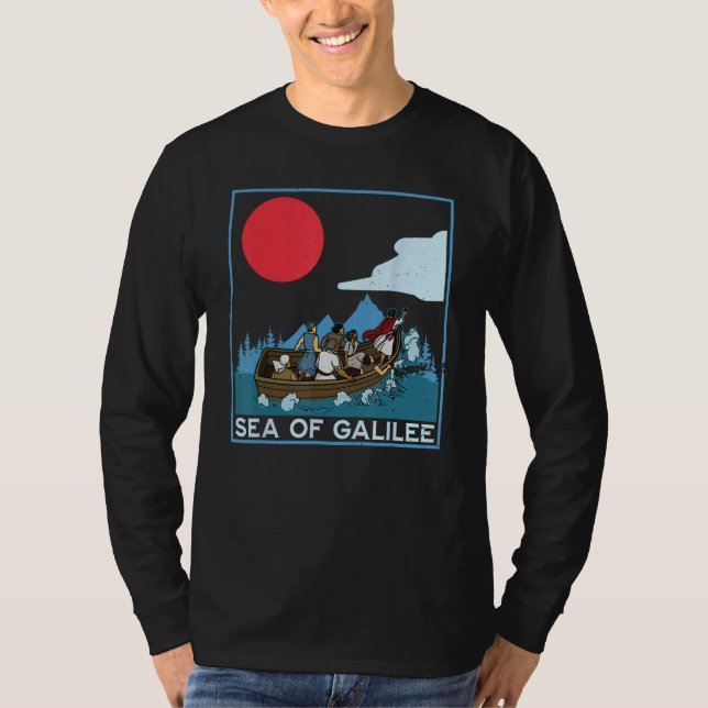 Camiseta Galilee seas storms religious Christians Christian (Anverso)