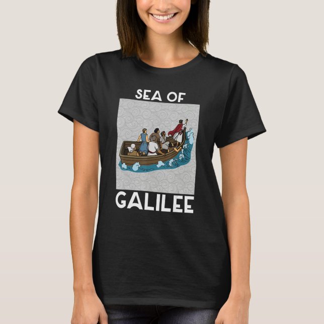 Camiseta Galilee seas storms religious Christians Christian (Anverso)