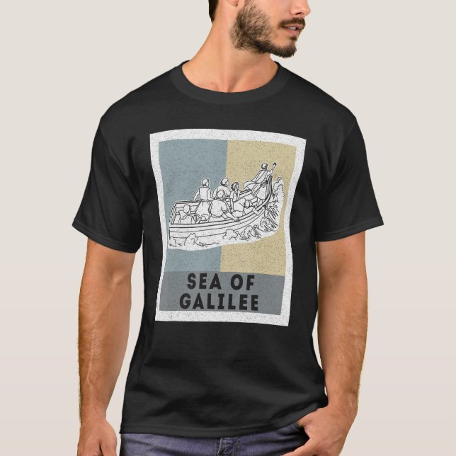 Camiseta Galilee seas storms religious Christians Christian (Anverso)