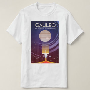 Camiseta Galileo - exploración del sistema de Júpiter