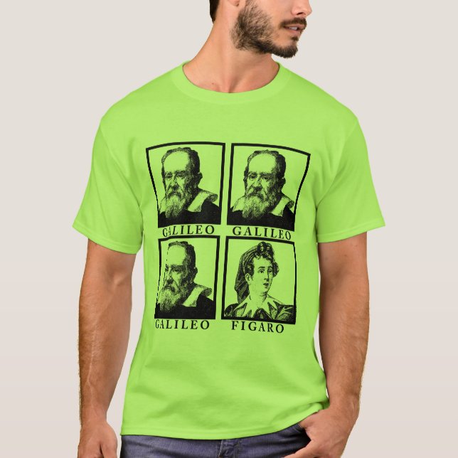 Camiseta Galileo Figaro BW (Anverso)