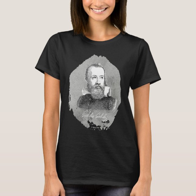 Camiseta Galileo Galilei Italian Scientist (Anverso)