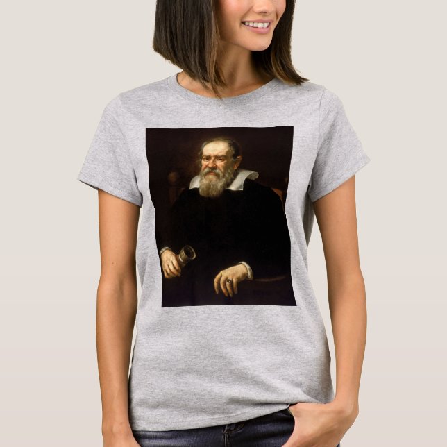 Camiseta Galileo Galilei: Padre de la Ciencia y la Astronom (Anverso)