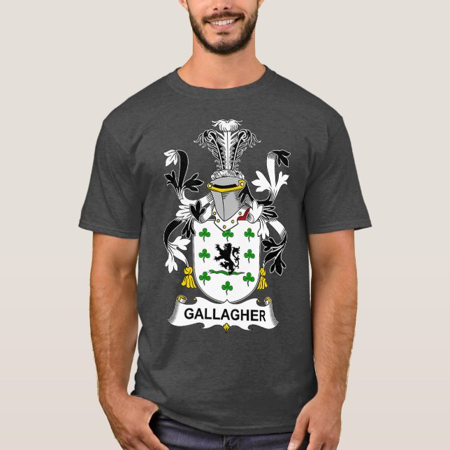 Camiseta Gallagher Coat of Arms Family Crest (Anverso)