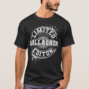 Camiseta GALLAGHER Funny Surname Family Tree Birthday Reuni