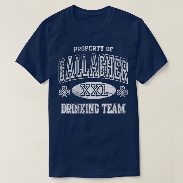 Camiseta Gallagher Irish Drinking Team St Patricks Day (Diseño del anverso)