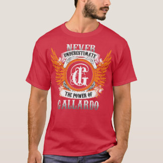Camiseta Gallardo Name Shirt Nunca Subestima El Poder