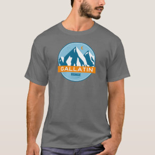 Camiseta Gallatin Range Montana Wyoming