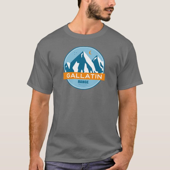 Camiseta Gallatin Range Montana Wyoming (Anverso)