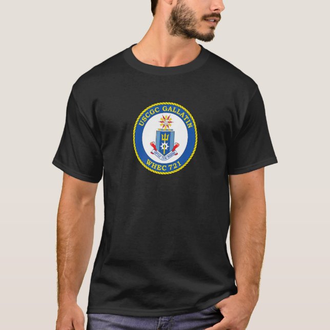 Camiseta Gallatin USCGC WHEC 721 (Anverso)
