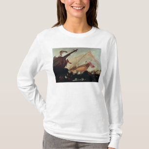 Camiseta Galleons arruinó en una orilla rocosa