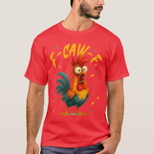Camiseta Gallero Divertido De Pollos F Caw F Gallo