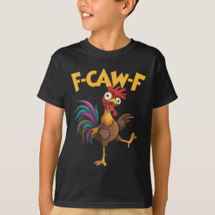 Camiseta Gallero Divertido Gallo F Caw F Susurrador de Poll