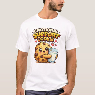 Camiseta Galleta de Apoyo Emocional Divertida y Monada