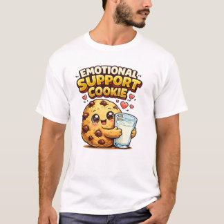 Camiseta Galleta de Apoyo Emocional Divertida y Monada