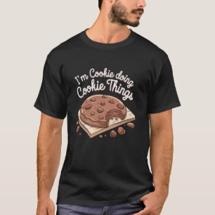 Camiseta Galleta De Chocolate Hornear Dulce Postre Panadero