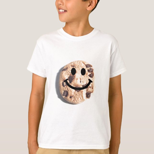 Camiseta Galleta de microprocesador de chocolate (Anverso)
