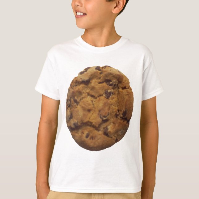 Camiseta Galleta de microprocesador de chocolate (Anverso)
