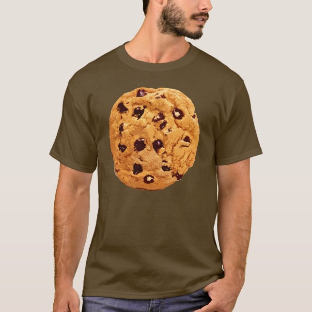 CAMISETA GALLETA DE MICROPROCESADOR DE CHOCOLATE GRANDE (Anverso)