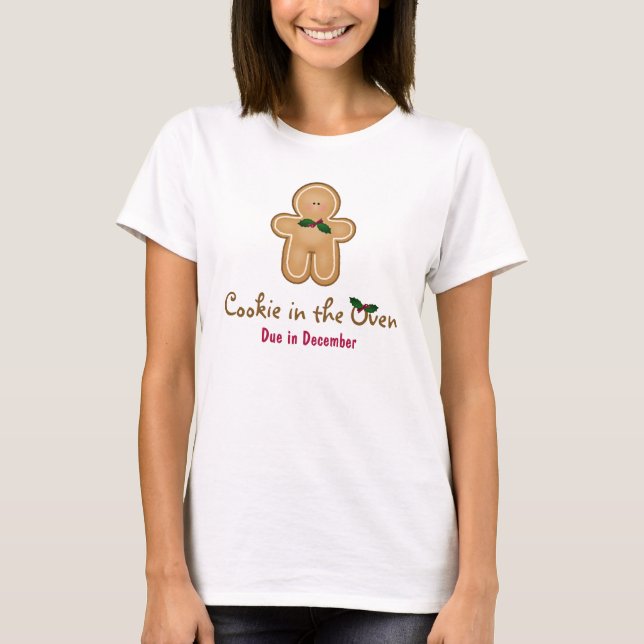 Camiseta Galleta de Personalizable en la fecha debida del (Anverso)