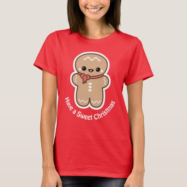Camiseta Galleta del navidad (Anverso)