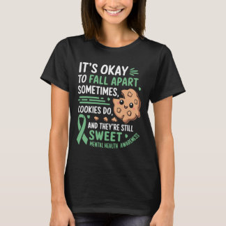 Camiseta Galleta Divertida Conciencia sobre la Salud Mental