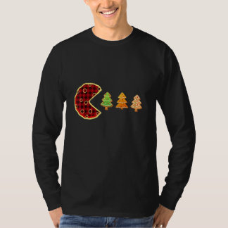 Camiseta Galletas Búfalo Comiendo Pan de Jengibre de Navida