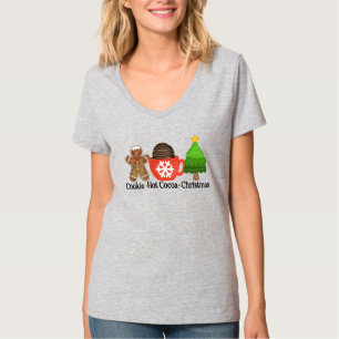 Camiseta Galletas, chocolate caliente y Navidades