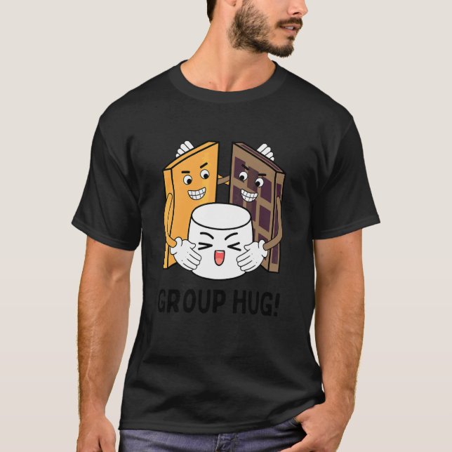 Camiseta Galletas con malvavisco y chocolate Group Abrazo C (Anverso)