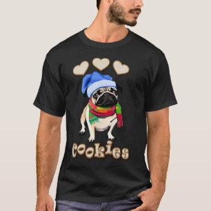 Camiseta Galletas de amor /Pug ama las galletas/ Pug divert