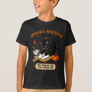 Camiseta Galletas de gatito temporada espeluznante galletas