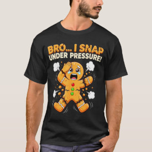 Camiseta Galletas de Hombre de Jengibre Oh Snap Me Rompo Ba