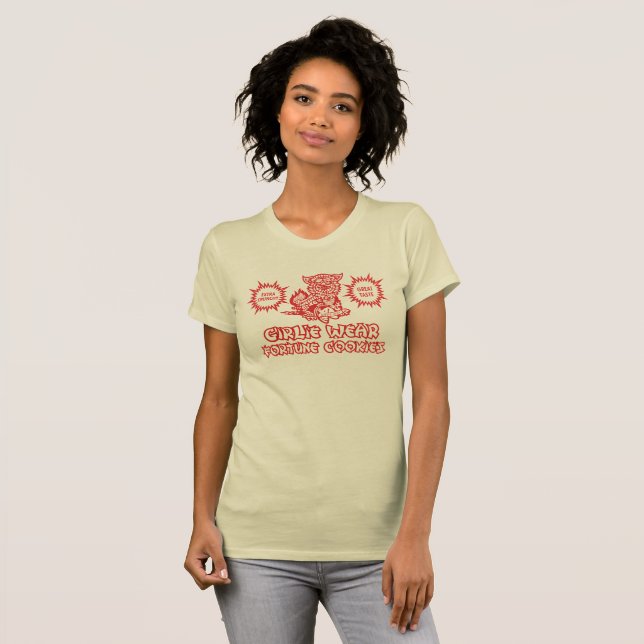 Camiseta Galletas de la fortuna GirlieWear (Anverso completo)